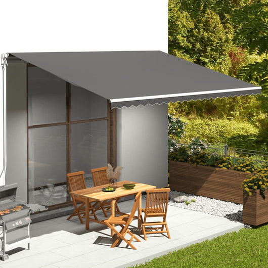 Tessuto di Ricambio Tenda da Sole Antracite 5x3,5 m cod mxl 65785