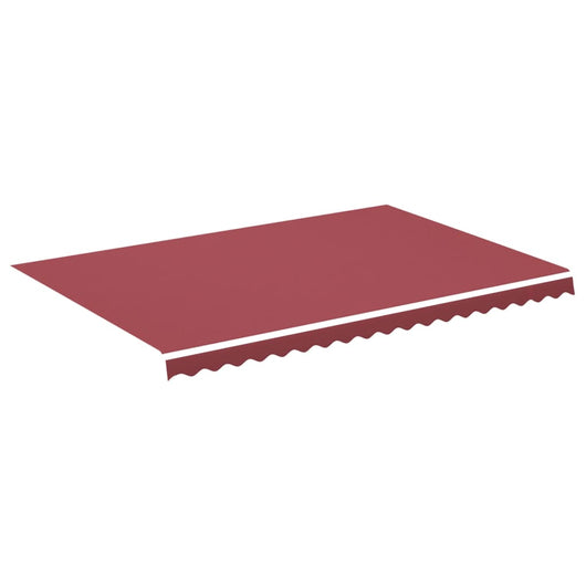 Tessuto di Ricambio per Tenda da Sole Rosso Borgogna 4,5x3 m cod mxl 24186