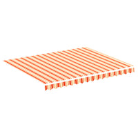 Tessuto di Ricambio per Tenda da Sole Giallo e Arancio 3x2,5 m cod mxl 68320