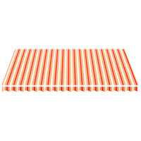 Tessuto di Ricambio per Tenda da Sole Giallo e Arancio 4,5x3,5m cod mxl 18862