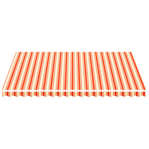 Tessuto di Ricambio per Tenda da Sole Giallo e Arancio 4,5x3,5m cod mxl 18862