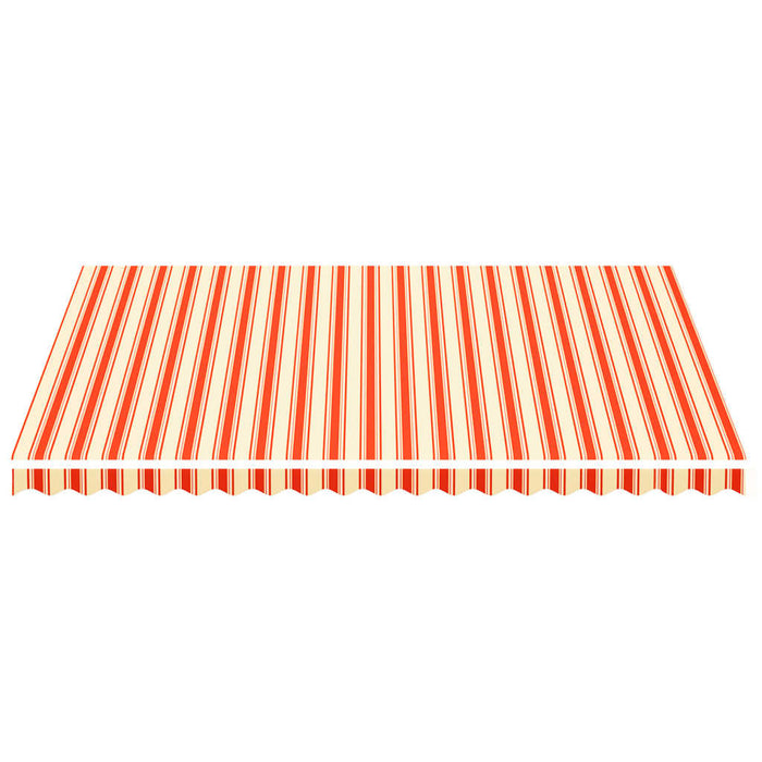 Tessuto di Ricambio per Tenda da Sole Giallo e Arancio 4,5x3,5m cod mxl 18862