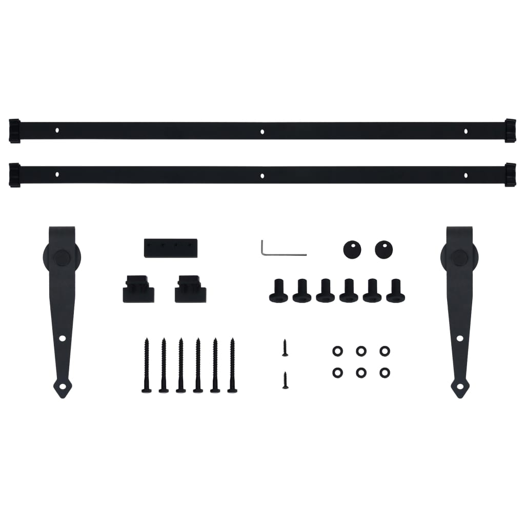 Kit Mini Anta Scorrevole Armadio in Acciaio al Carbonio 200 cm 148022