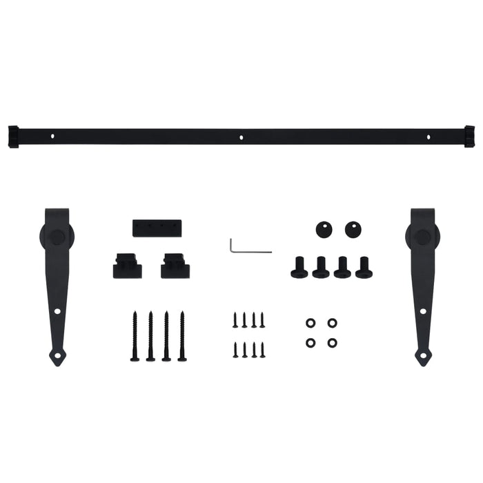 Kit Mini Anta Scorrevole Armadio in Acciaio al Carbonio 152 cm 148023