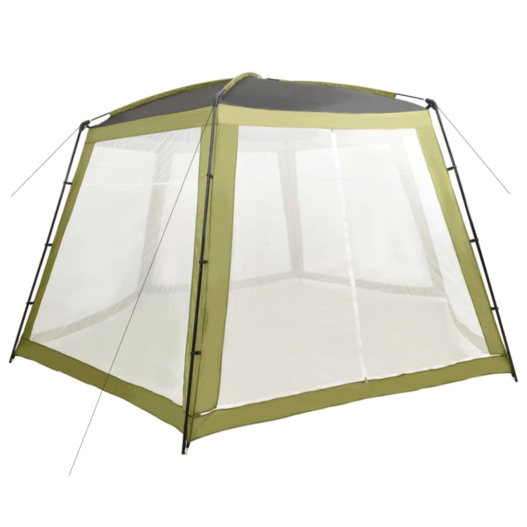 Tenda per Piscina in Tessuto 590x520x250 cm Verde