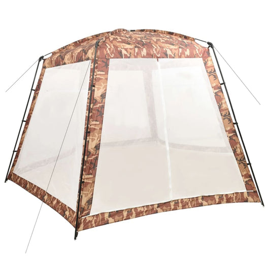 Tenda per Piscina in Tessuto 500x433x250 cm Mimetica 93048