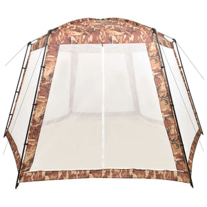 Tenda per Piscina in Tessuto 500x433x250 cm Mimetica