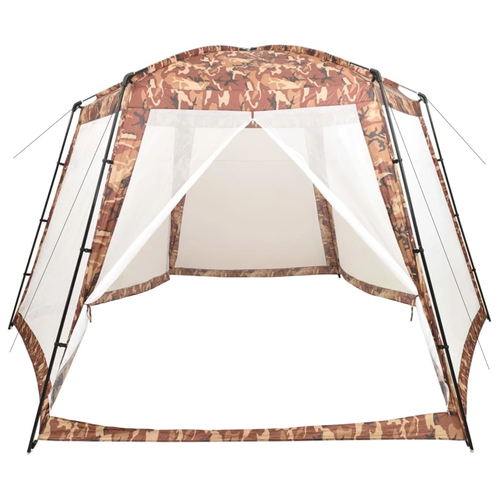 Tenda per Piscina in Tessuto 500x433x250 cm Mimetica 93048