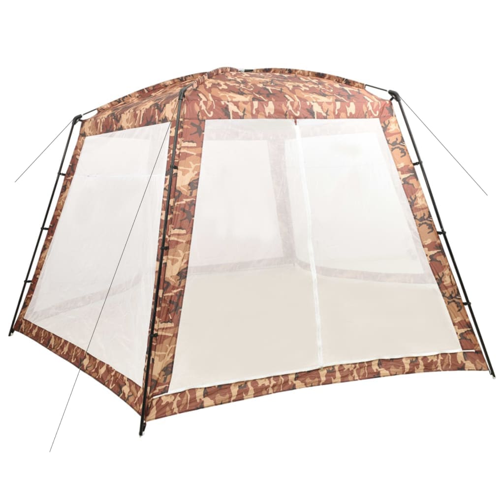 Tenda per Piscina in Tessuto 590x520x250 cm Mimetica 93049