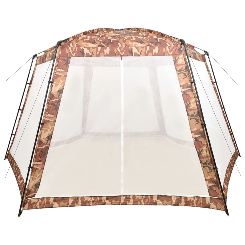 Tenda per Piscina in Tessuto 590x520x250 cm Mimetica 93049