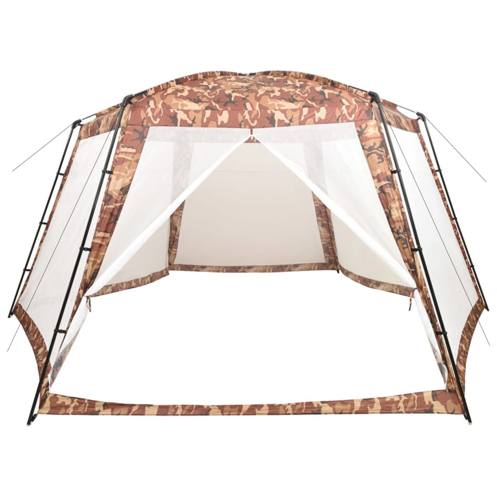 Tenda per Piscina in Tessuto 660x580x250 cm Mimetica 93050