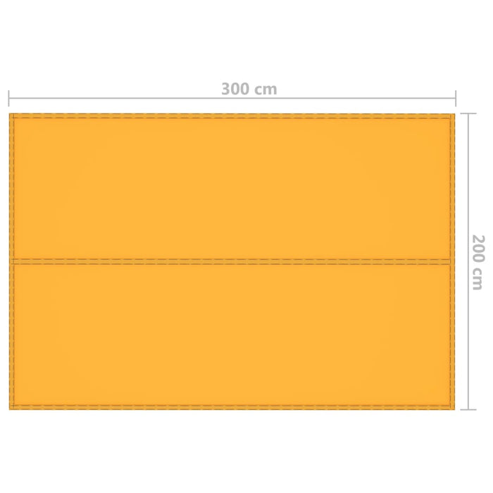 Telone per Esterni 3x2 m Giallo 93057