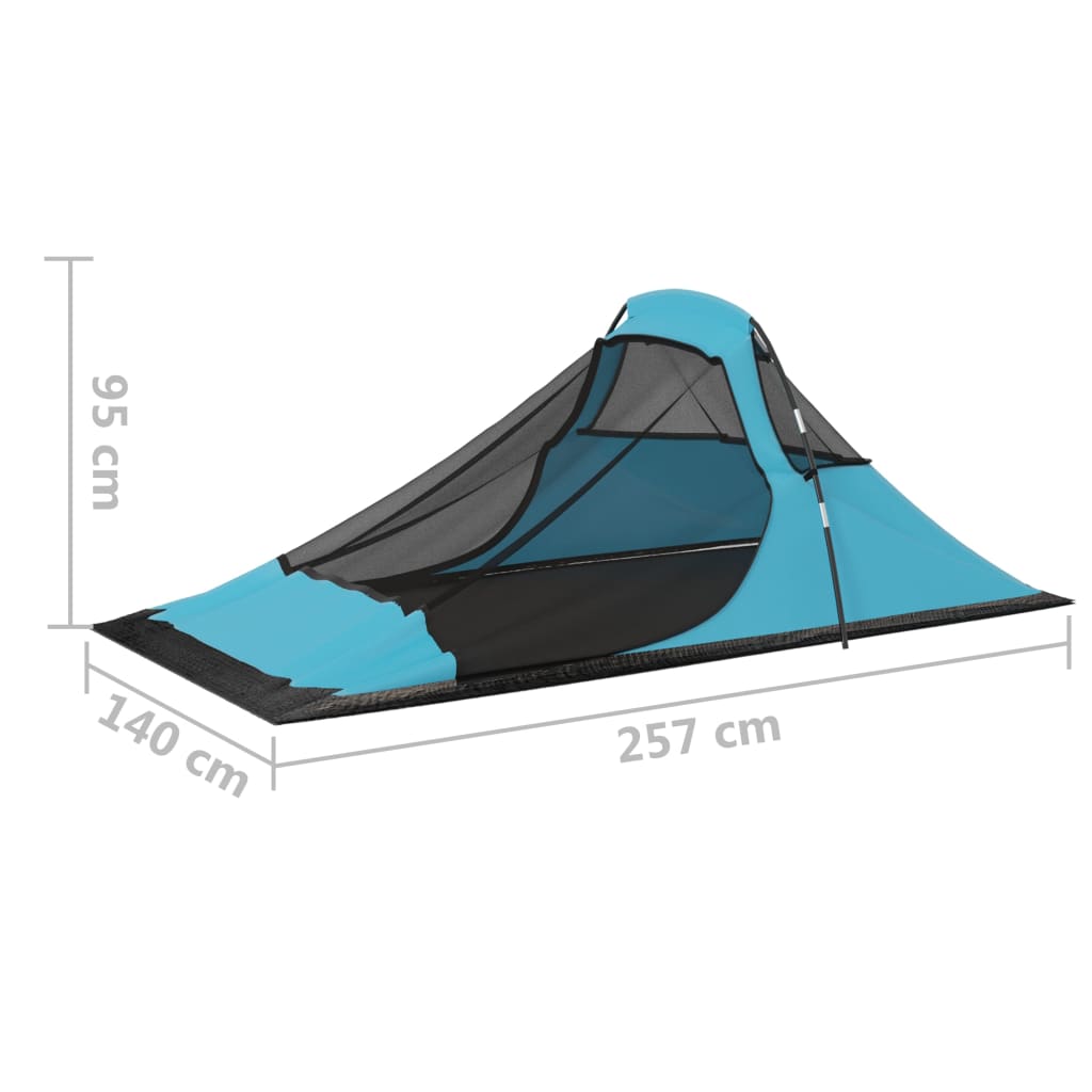 Tenda da Campeggio 317x240x100 cm Blu cod mxl 76963