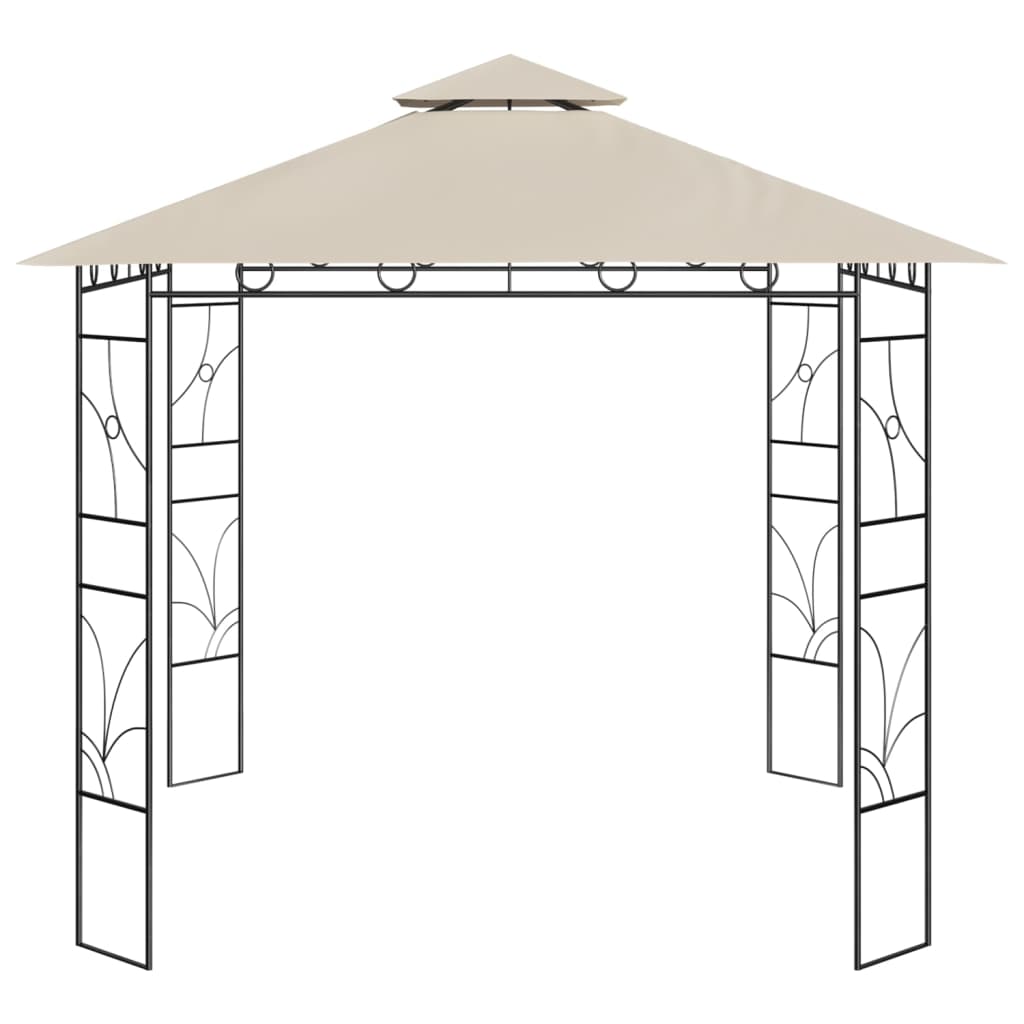 Gazebo 3x3x2,7 m Crema 160 g/m²cod mxl 71362