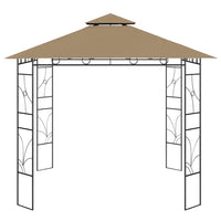 Gazebo 3x3x2,7 m Grigio Talpa 160 g/m² 313913