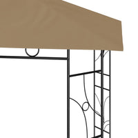 Gazebo 3x3x2,7 m Grigio Talpa 160 g/m² cod mxl 65953