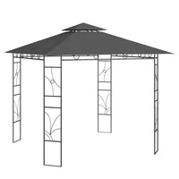 Gazebo 3x3x2,7 m Antracite 160 g/m² cod mxl 66145