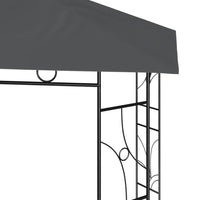 Gazebo 3x3x2,7 m Antracite 160 g/m² cod mxl 66145