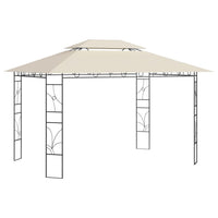 Gazebo 4x3x2,7 m Crema 160 g/m² 313915