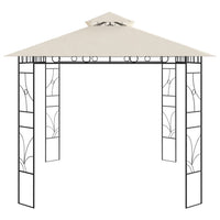 Gazebo 4x3x2,7 m Crema 160 g/m² cod mxl 65940