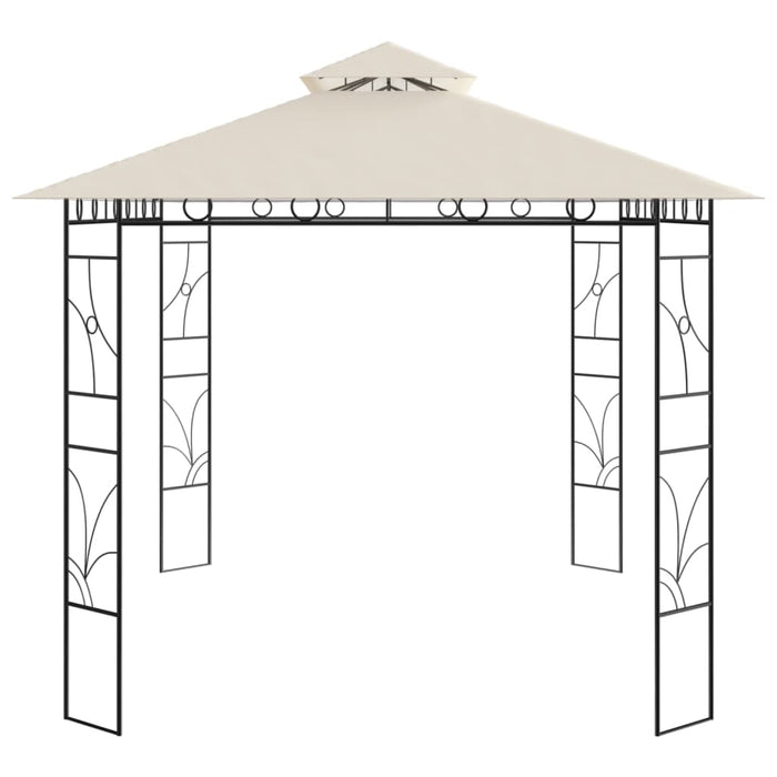 Gazebo 4x3x2,7 m Crema 160 g/m² cod mxl 65940