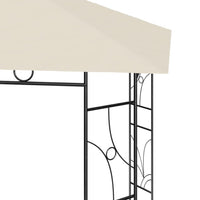 Gazebo 4x3x2,7 m Crema 160 g/m² cod mxl 65940