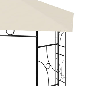 Gazebo 4x3x2,7 m Crema 160 g/m² 313915