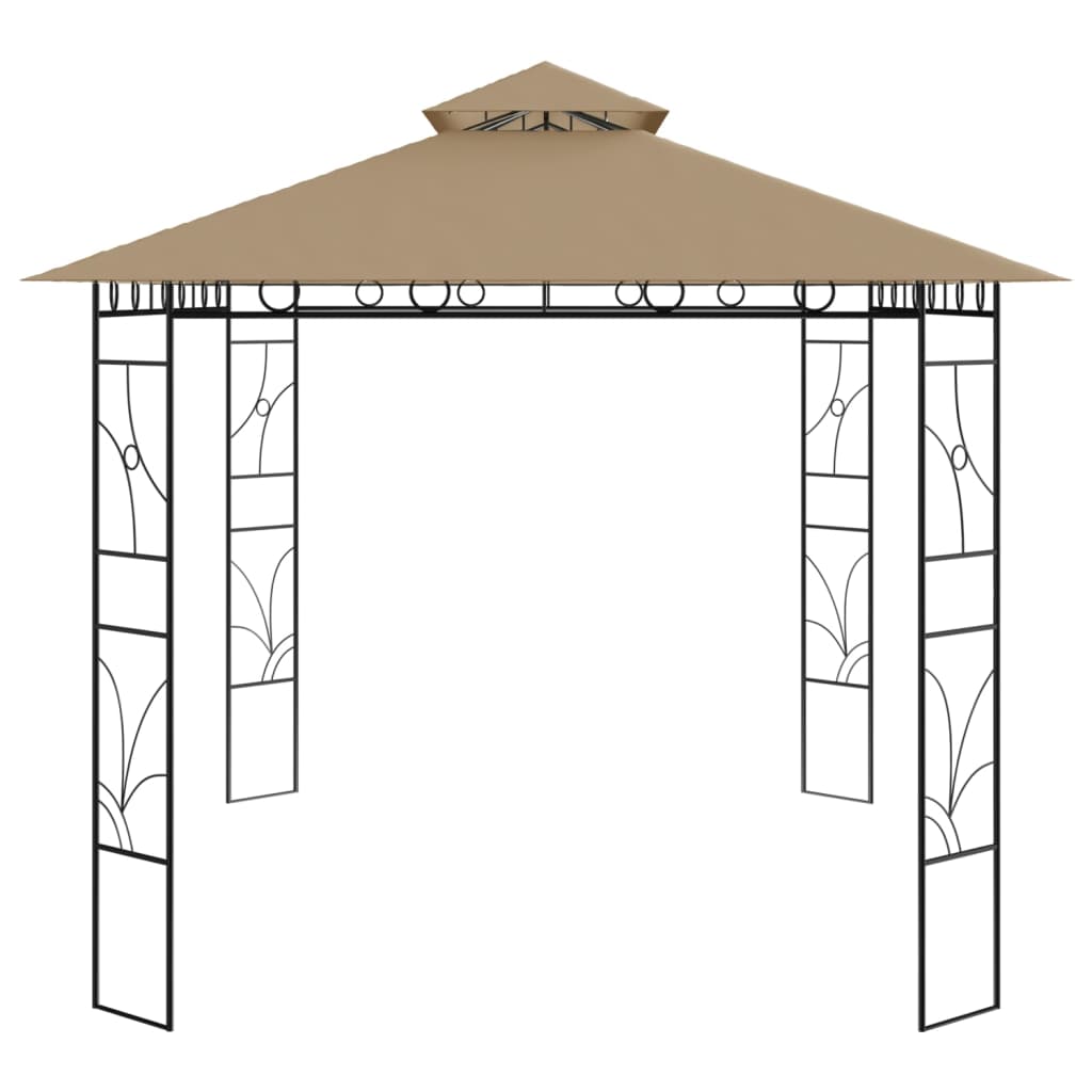 Gazebo 4x3x2,7 m Grigio Talpa 160 g/m² cod mxl 66024