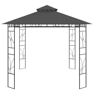 Gazebo 4x3x2,7 m Antracite 160 g/m²