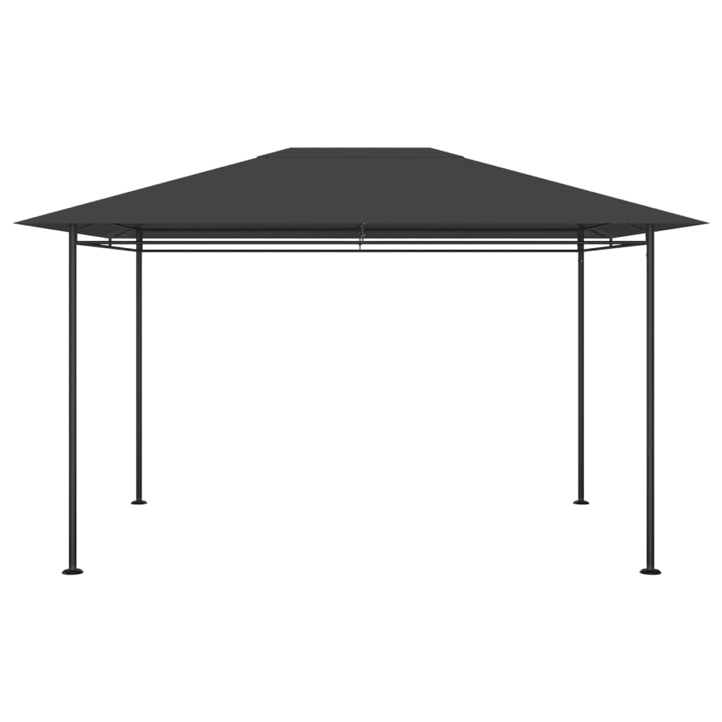 Gazebo 4x3x2,7 m Antracite 180 g/m² cod mxl 66113