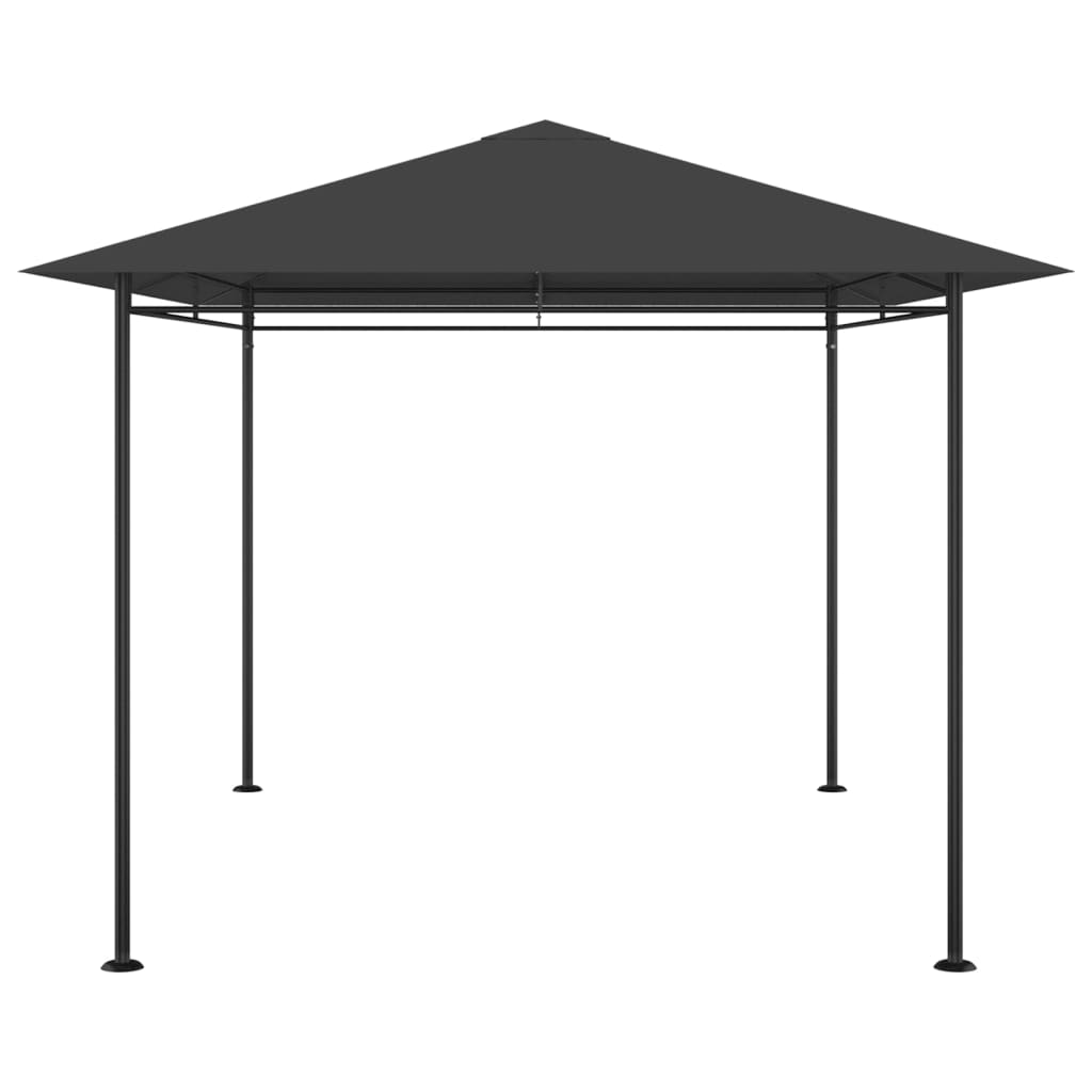 Gazebo 4x3x2,7 m Antracite 180 g/m² cod mxl 66113