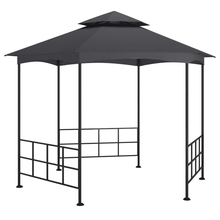 Gazebo con Pareti Laterali 3,1x2,7 m Antracite 313933