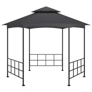 Gazebo con Pareti Laterali 3,1x2,7 m Antracite 313933