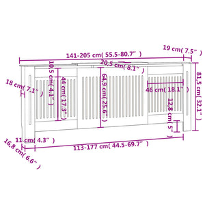 Copertura per Radiatore in MDF 205 cm 325550