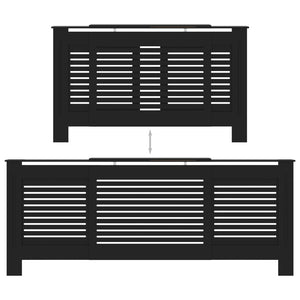 Copertura per Radiatore Nera in MDF 205 cm 325552