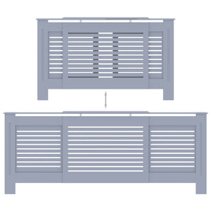 Copertura per Radiatore Grigia in MDF 205 cm 325553