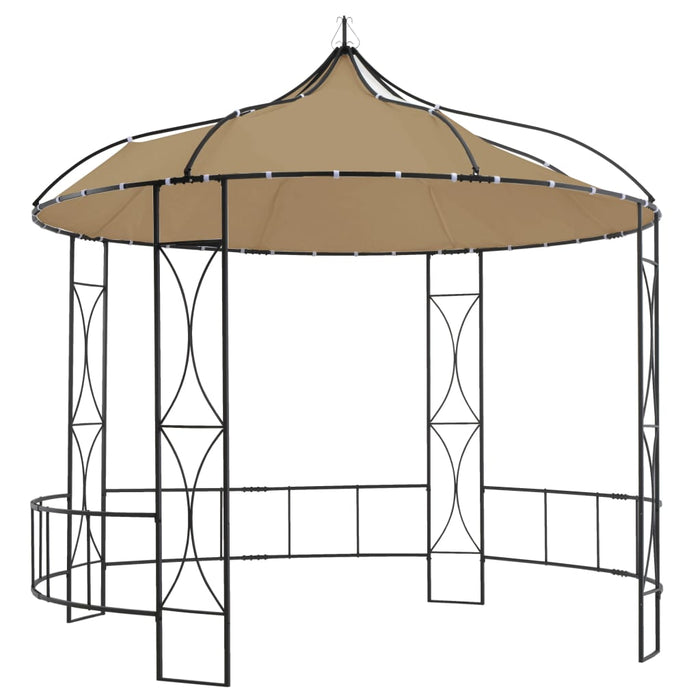 Gazebo 300x290 cm Grigio Talpa Rotondo 315227