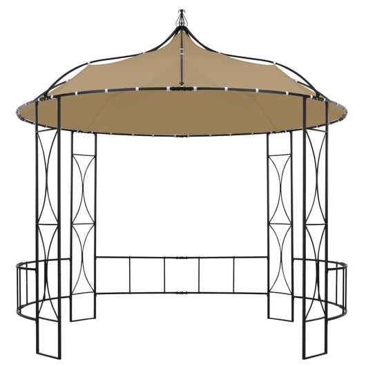 Gazebo 300x290 cm Grigio Talpa Rotondo 315227