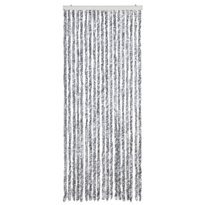 Zanzariera Bianco e Grigio 56x200 cm Ciniglia 315132