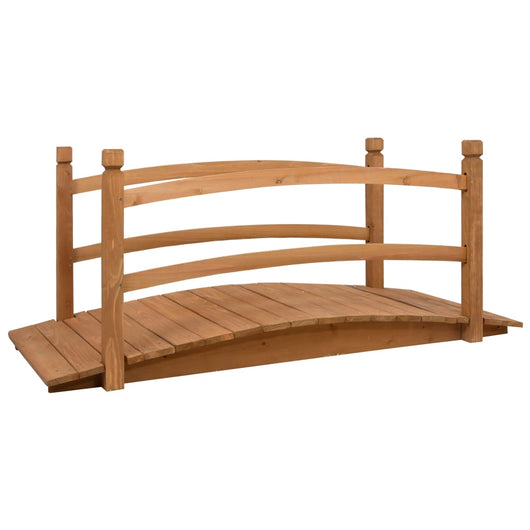 Ponte da Giardino 140x60x60 cm in Legno Massello di Abete cod mxl 72352