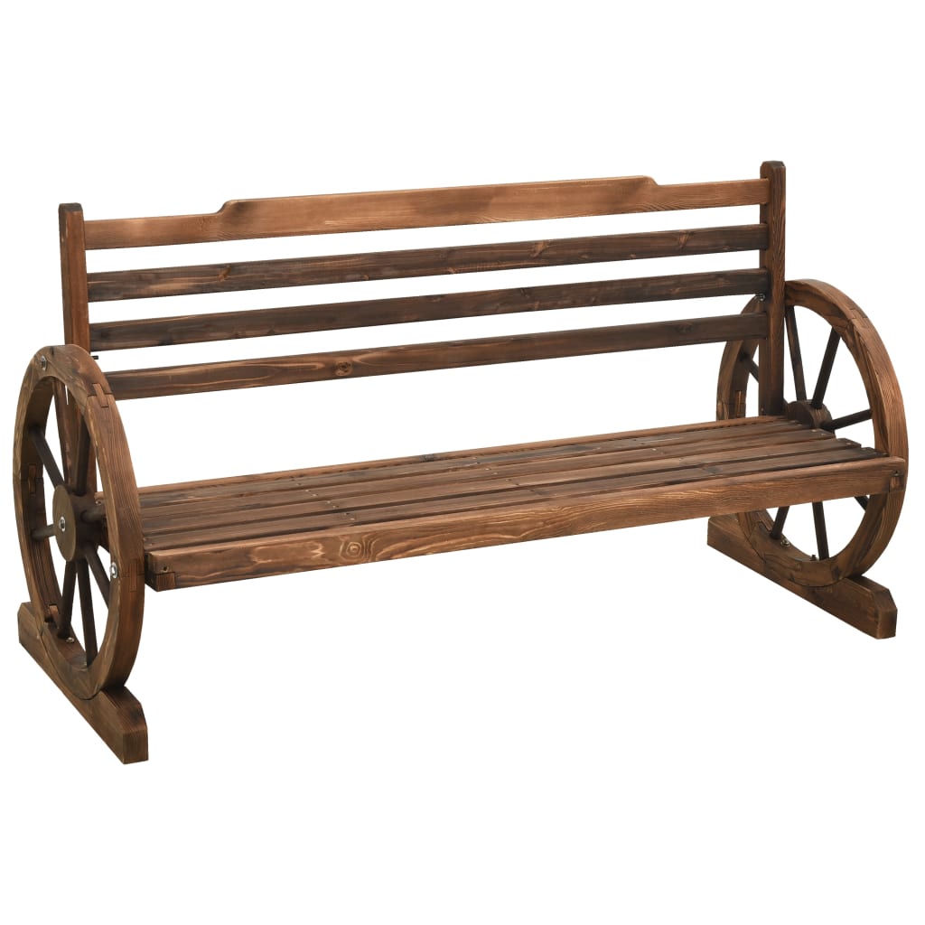 Panchina da Giardino 142 cm in Legno Massello di Abete cod mxl 45742