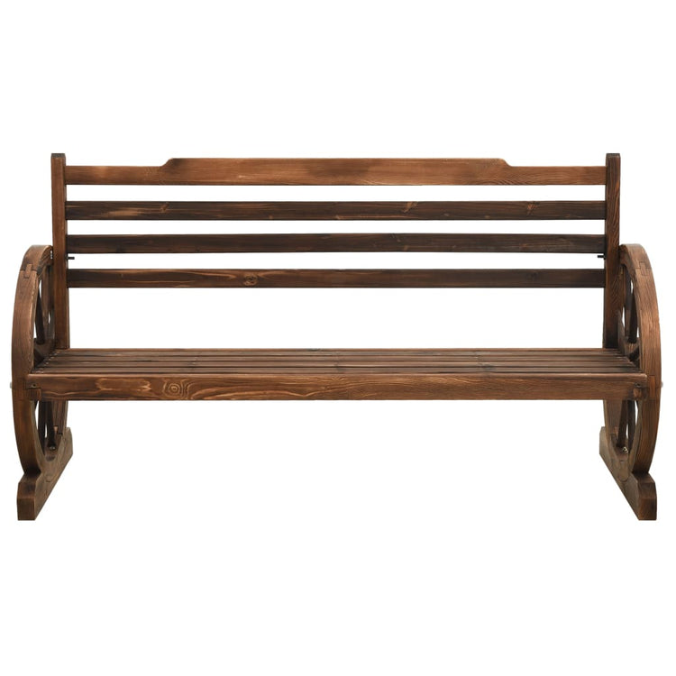 Panchina da Giardino 142 cm in Legno Massello di Abete cod mxl 45742