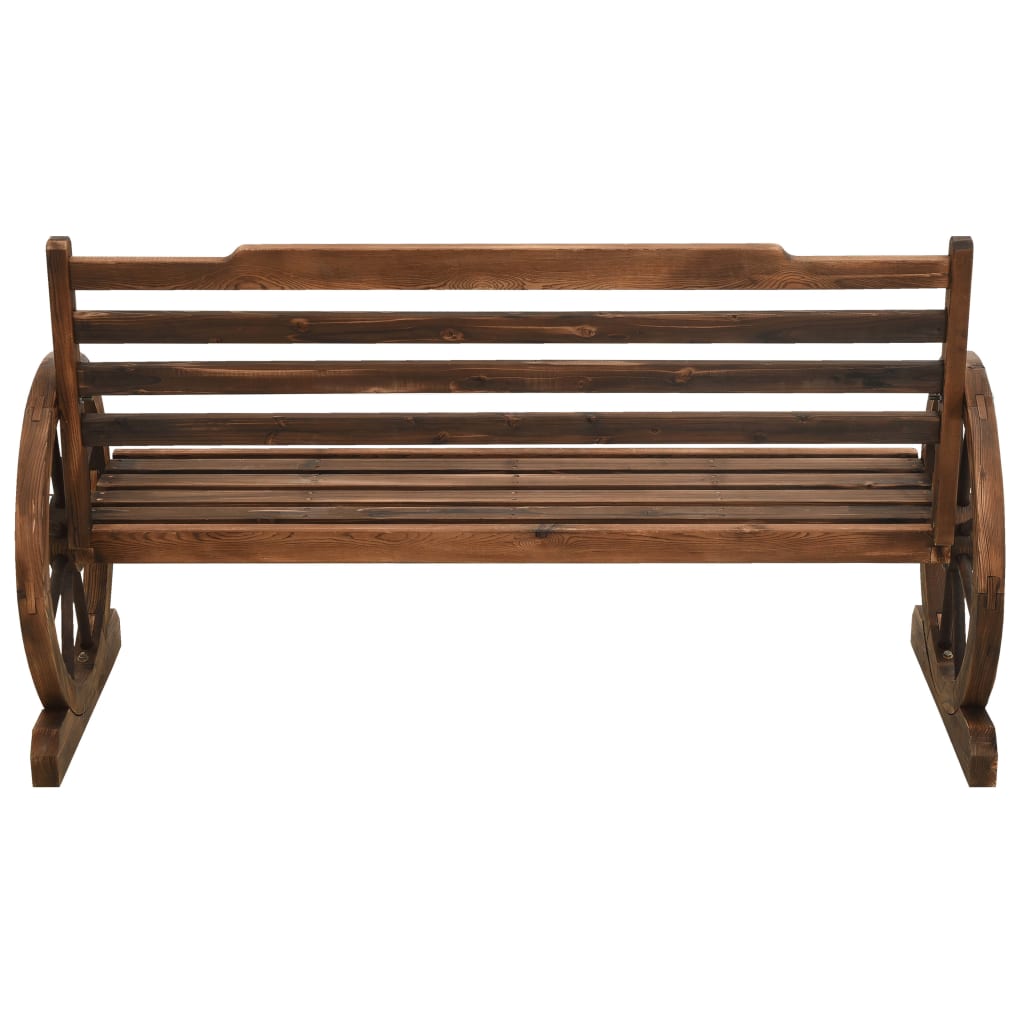 Panchina da Giardino 142 cm in Legno Massello di Abete cod mxl 45742