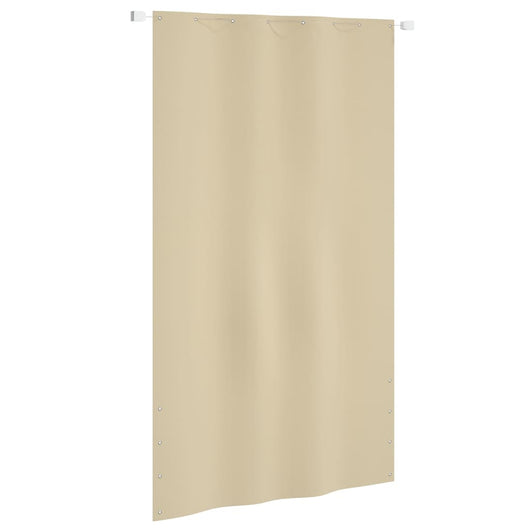 Paravento per Balcone Beige 140x240 cm in Tessuto Oxford 148506