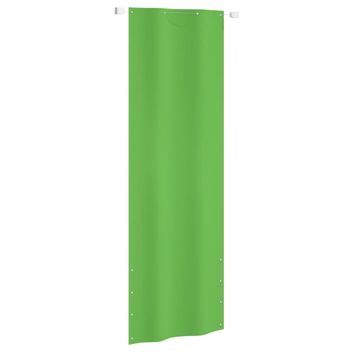 Paravento per Balcone Verde Chiaro 80x240 cm in Tessuto Oxford 148513