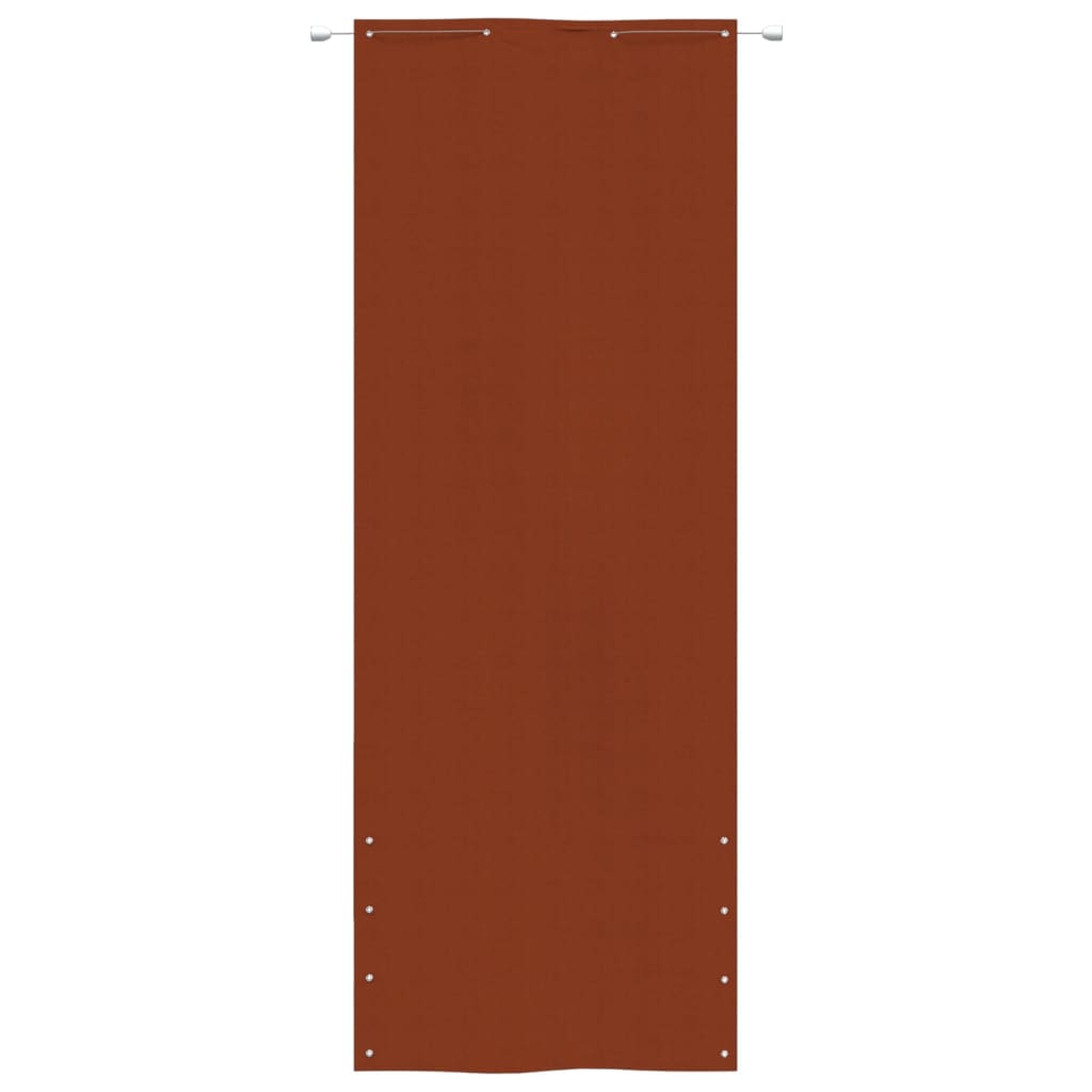 Paravento per Balcone Terracotta 80x240 cm in Tessuto Oxford cod 9265