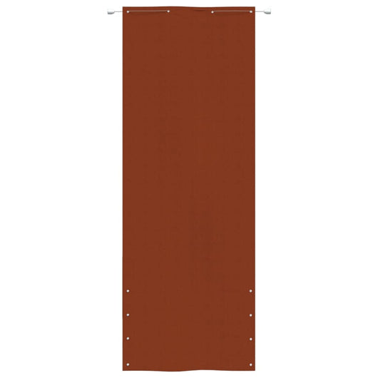 Paravento per Balcone Terracotta 80x240 cm in Tessuto Oxford cod 9265