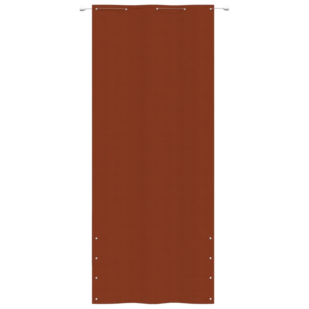 Paravento per Balcone Terracotta 100x240 cm in Tessuto Oxford 148519