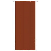 Paravento per Balcone Terracotta 100x240 cm in Tessuto Oxford 148519