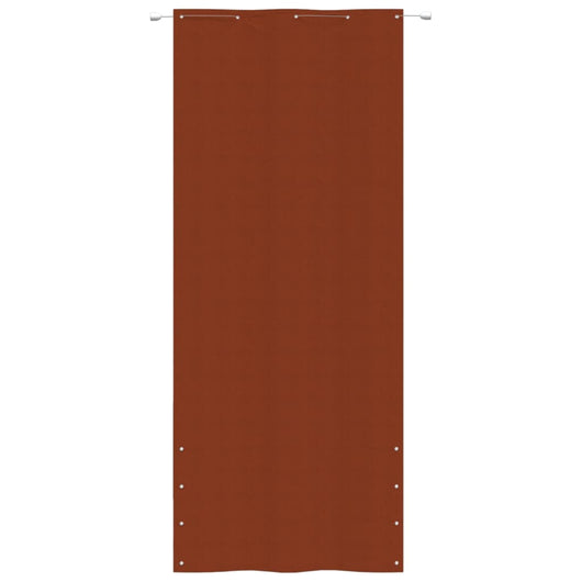 Paravento per Balcone Terracotta 100x240 cm in Tessuto Oxford 148519